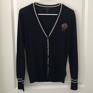 JCrew Navy Cardigan